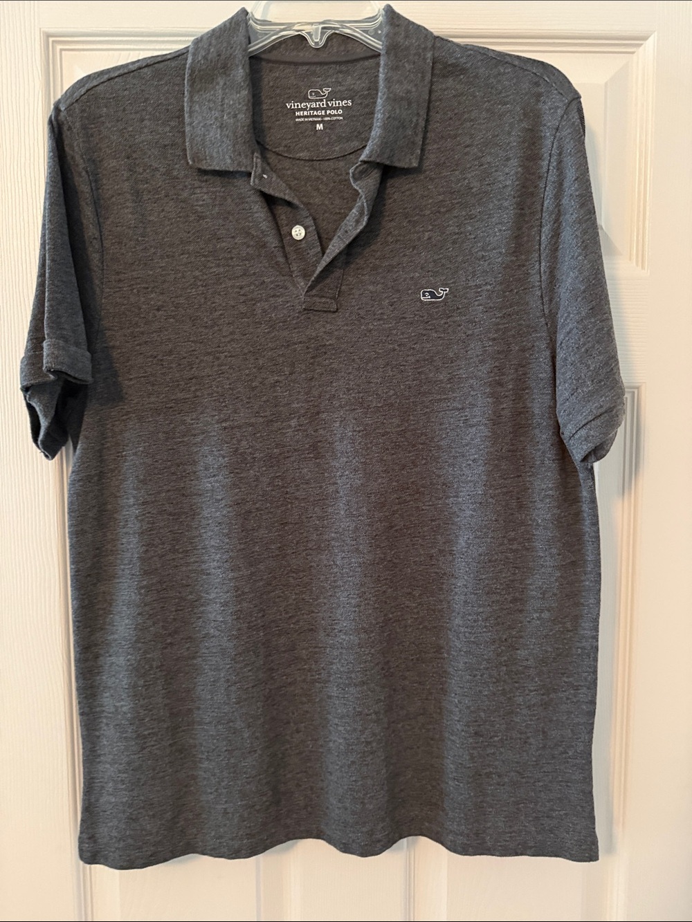 Vineyard Vines Men's Dark Heather Gray Polo